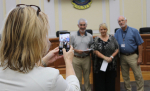 FLOYD COUNTY COMMISSIONERS RECOGNIZE LONG-SERVING EMPLOYEES FOR DEDICATED SERVICE