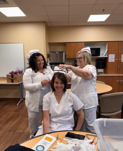 NURSE HONOR GUARD STANDS READY TO SERVE COMMUNITY