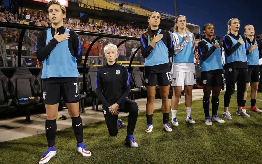 megan rapinoe, kneel, anthem, idiot, unpatriotic, XTRA 106.3FM, XTRA, soccer, olympics, woke, protestor, woke proestor, woke stupid