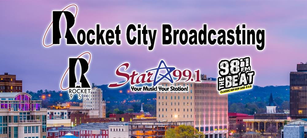 Rocket City Broadcasting is a 360-degree Media Company with Radio, Digital, Television, Email & Social Media, Promotions and Event opportunities.