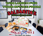 My Star 99.1 Office Lunch from Salsarita’s