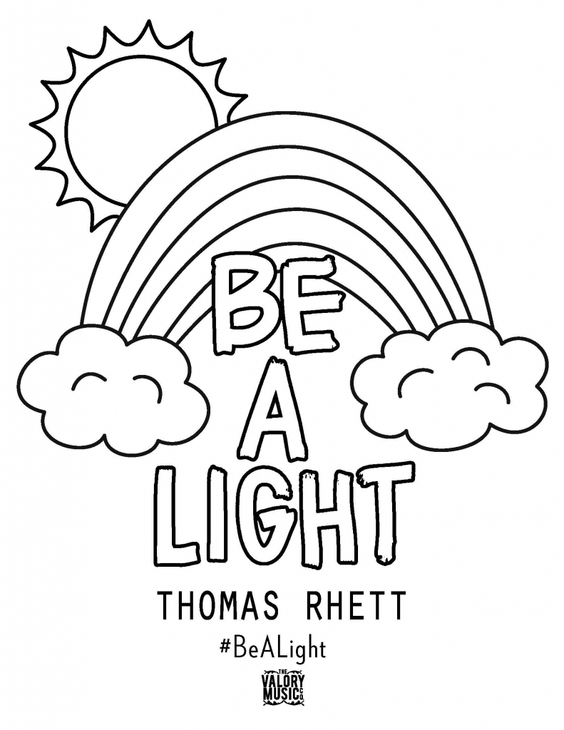 Download Free Coloring Pages and Word Searches from Thomas Rhett and Rascal Flatts