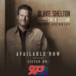 Blake Shelton and Gwen Stefani Prove They’re “Happy Anywhere” in New Love Song {WATCH}