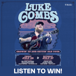 Catch Luke Combs This Weekend: Extra Tickets Up for Grabs!