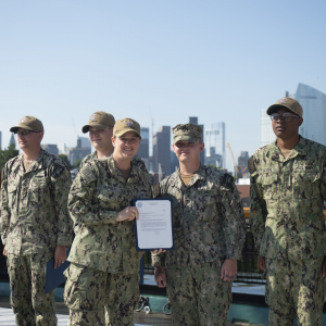 Norfolk Native Awarded Military Outstanding Volunteer Service Medal