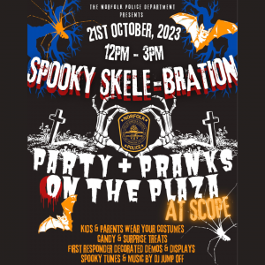 Spooky Skele-bration – Party at the Scope Plaza