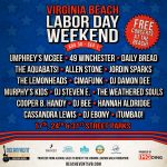 Labor Day Weekend – FREE Concert Series at Virginia Beach Oceanfront