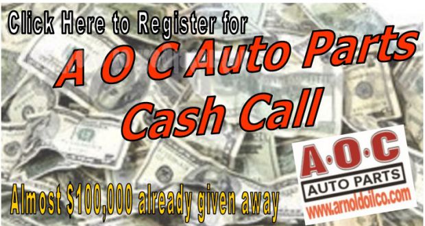 Cash Call Banner Arnold Oil