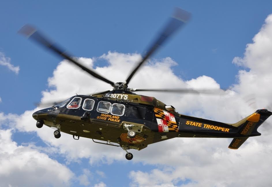 State Police Helicopter Rescues Injured Person From Catoctin Mountain Park State Police Helicopter Rescues Injured Person From Catoctin Mountain Park