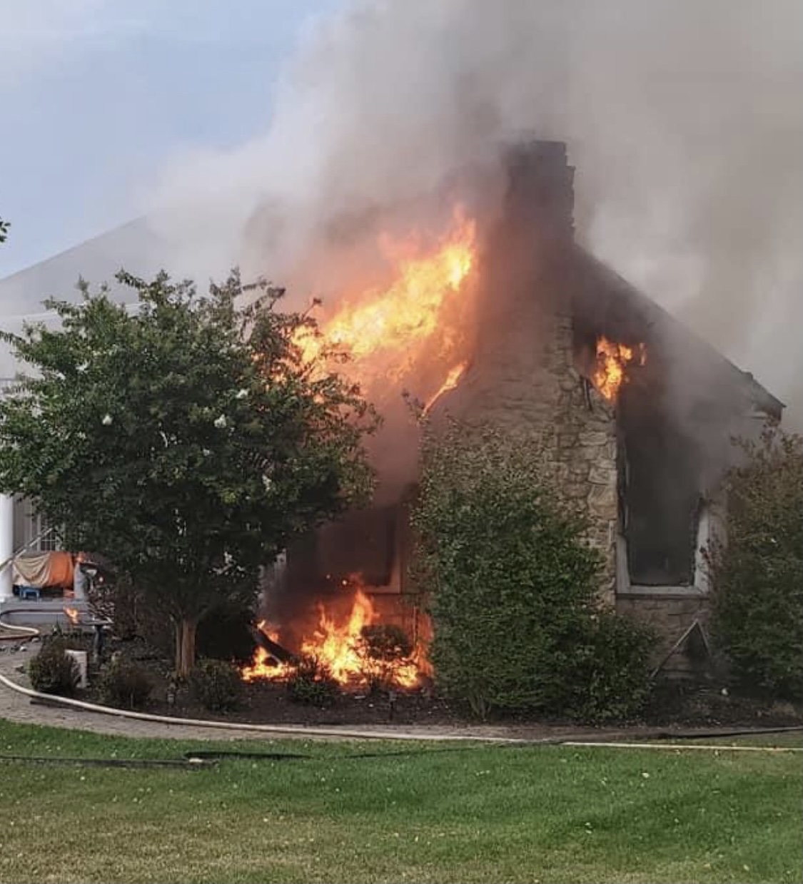 Fire Fighters Battle House Fire In Urbana Area Wed. Afternoon Fire Fighters Battle House Fire In Urbana Area Wed. Afternoon