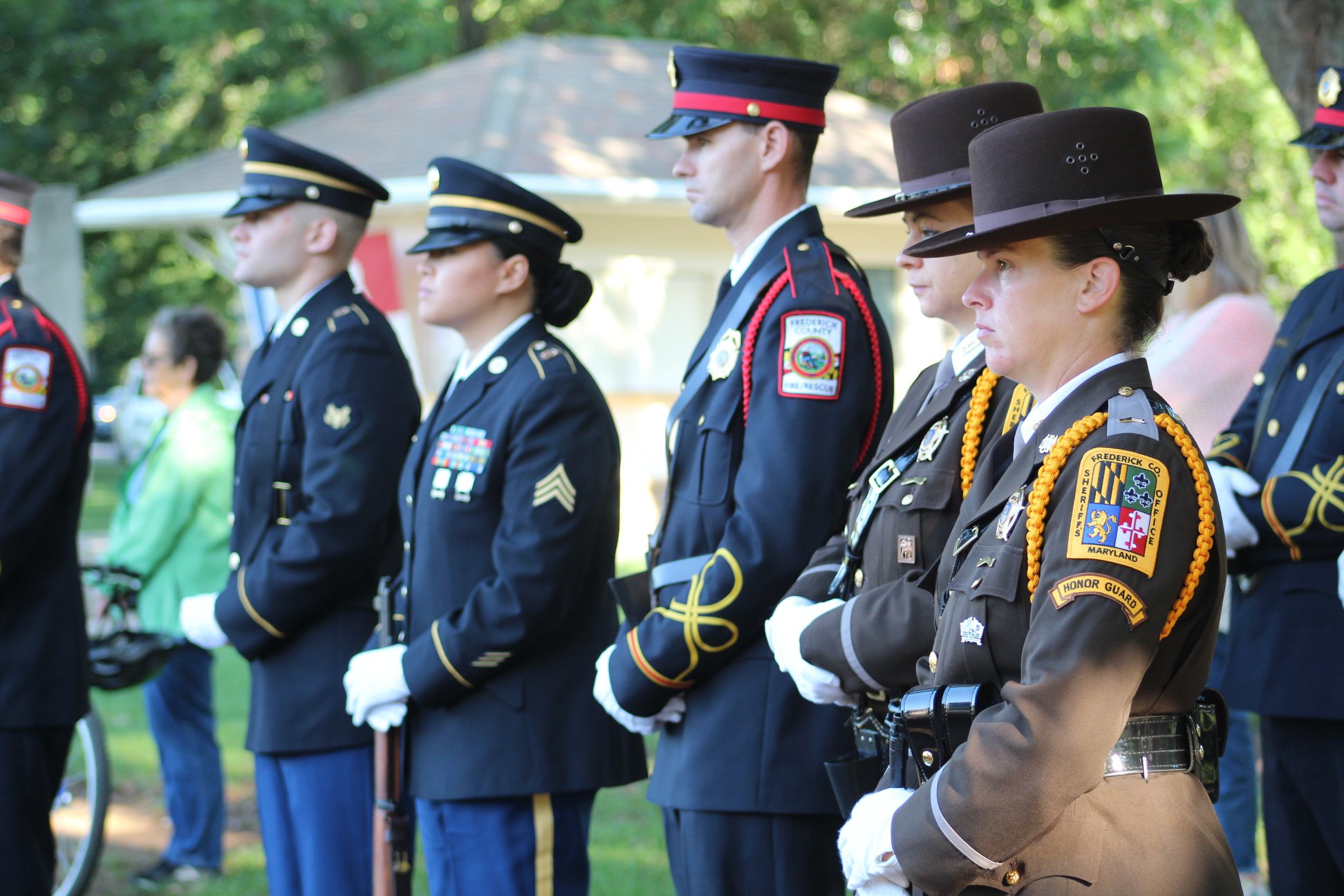 Local Government And Military Hold 9/11 20th Anniversary Remembrance Ceremony