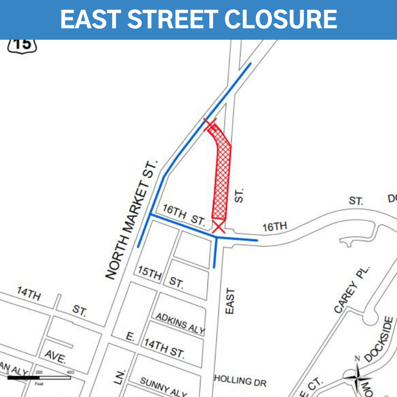 Part Of East St In Frederick To Be Closed Later This Month