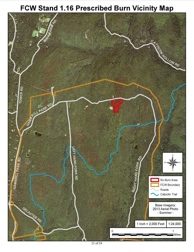 Prescribed Burn Scheduled Next Week For City Of Frederick Watershed