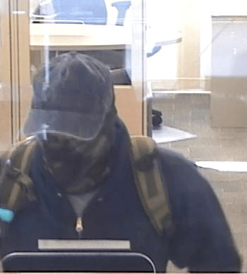 Police Looking The Suspect In The Armed Robbery Of Bank In Frederick