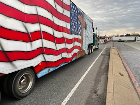 “People’s Convoy” Traveled From Hagerstown To DC Protesting Mandates