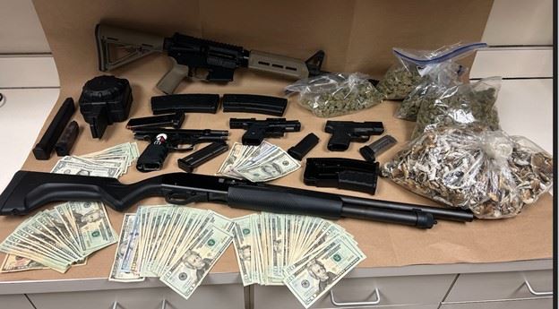 Frederick Police Confiscate  Guns, Large Quantities Of Drugs During Search & Seizure Operation