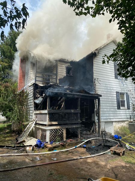 Fire Damages House On Gas House Pike