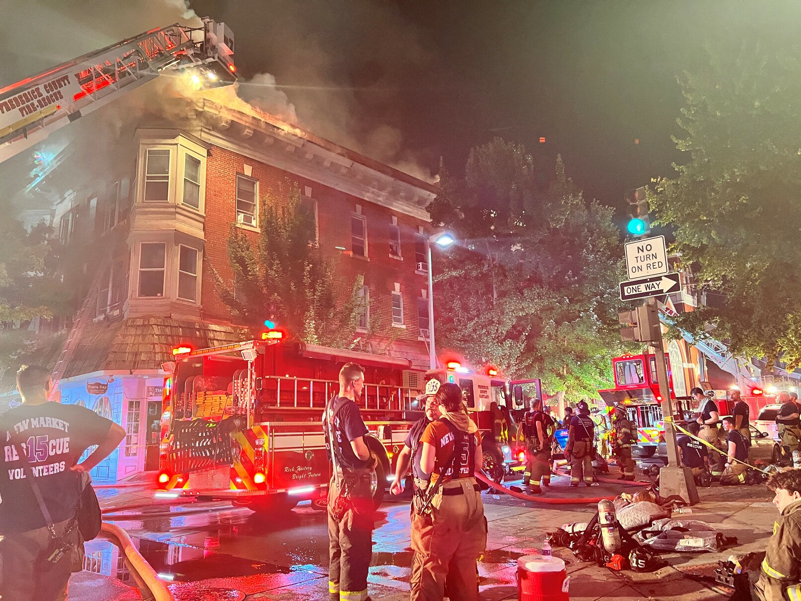 Eight Displaced After 3-Alarm Fire In Downtown Frederick