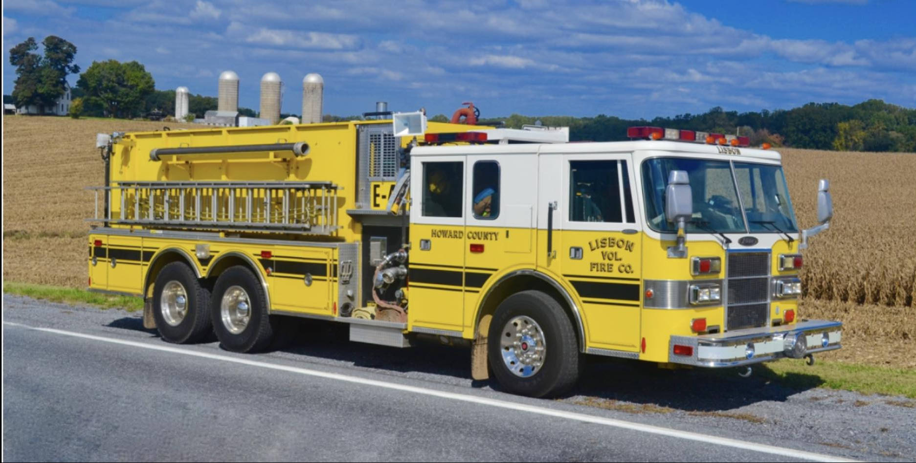 Volunteer Fire Department In Howard County Donates Fire Engine