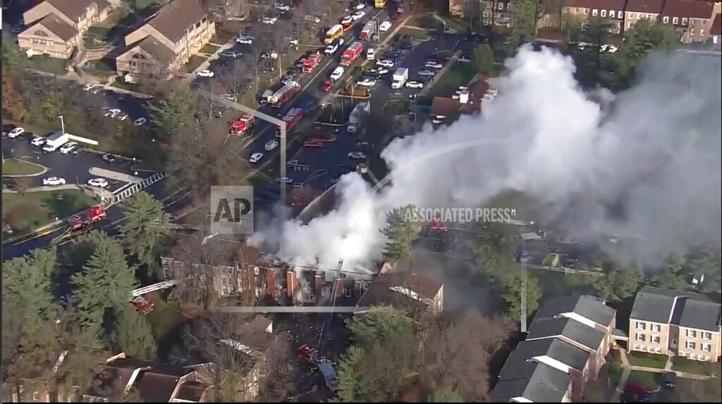 Official: 12 Hurt In Maryland Apartment Fire, Explosion Official: 12 Hurt In Maryland Apartment Fire, Explosion