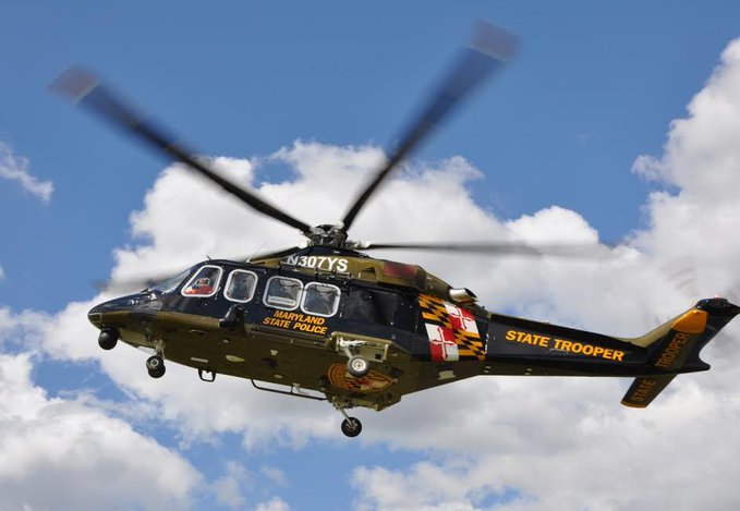 Md. State Police Helicopter Rescues Injured Hiker In Washington County Md. State Police Helicopter Rescues Injured Hiker In Washington County