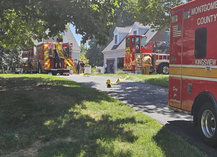 Elderly Resident Assisted Out Of Burning House In Germantown Elderly Resident Assisted Out Of Burning House In Germantown