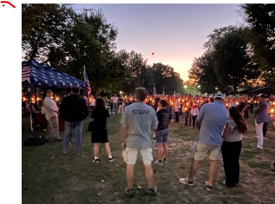 Hundreds Gathered In Frederick Thursday Evening To Honor Charlie Kirk Hundreds Gathered In Frederick Thursday Evening To Honor Charlie Kirk