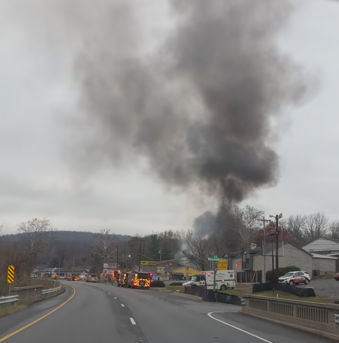 Two People Taken To The Hospital Following Building Fire In Frederick