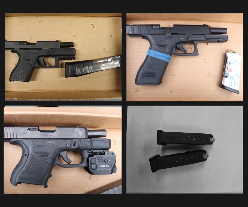 Frederick Police Charge Six Suspects With Breaking & Entering, Firearms Offenses.