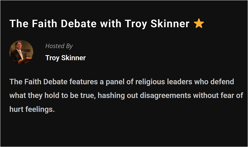 Faith Debate: December 21st, 2025