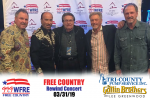 WFRE with Gatlin Brothers and Lee Greenwood