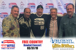 WFRE with Gatlin Brothers and Lee Greenwood