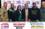 WFRE with Gatlin Brothers and Lee Greenwood