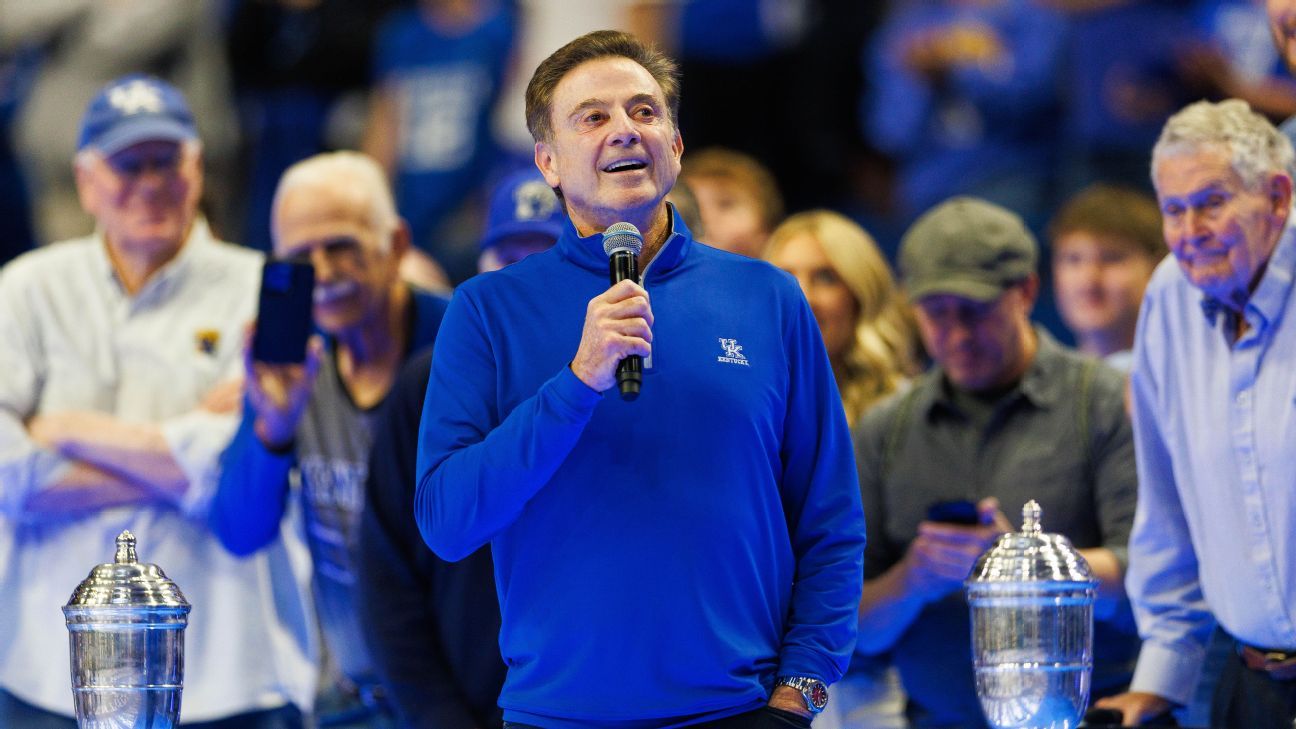 Emotional Rick Pitino returns to Kentucky’s Rupp Arena