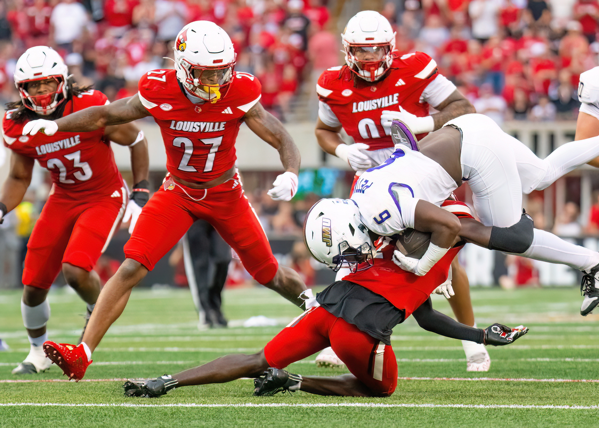 LOUISVILLE VS JMU GAME PHOTOS