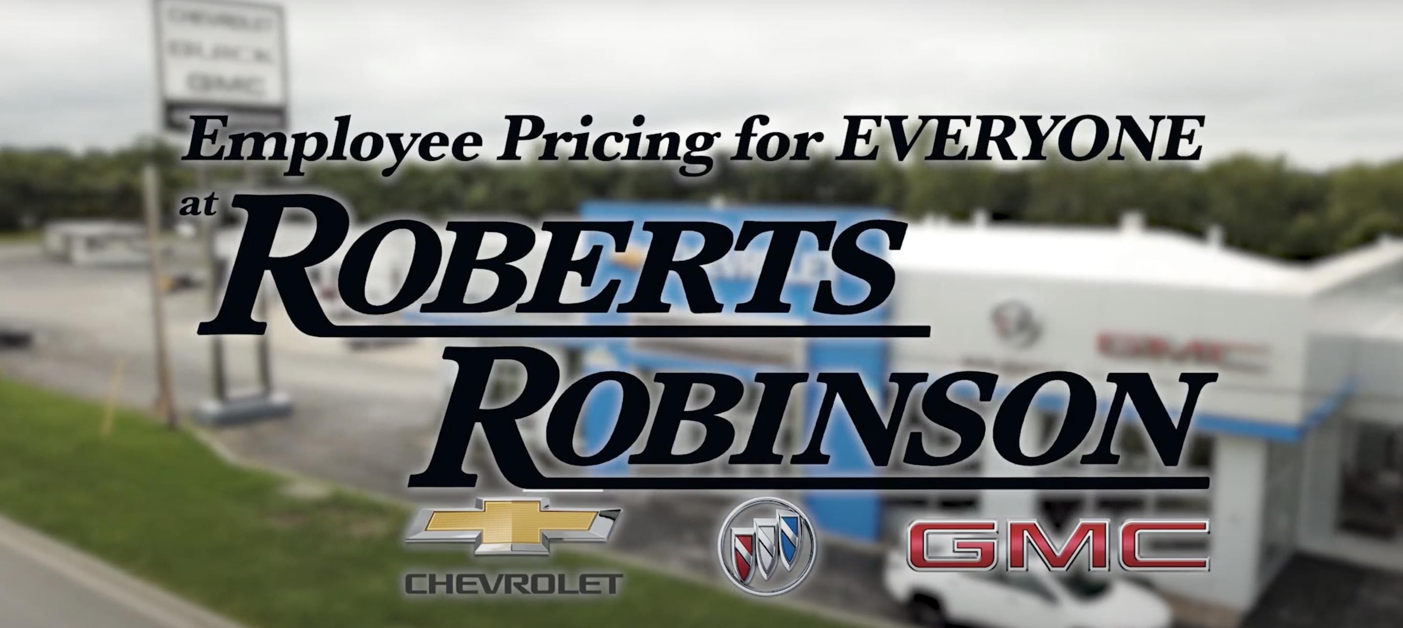 Employee Pricing for EVERYONE at Roberts Robinson Featuring Tim Grunhard