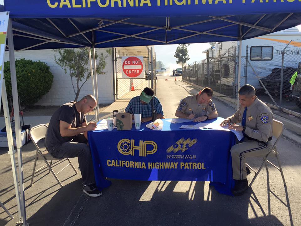 CHP OFFICERS LINE UP TO FIND BONE MARROW DONOR