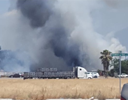 PUMPKIN CENTER FIRE DESTROYS BUILDINGS