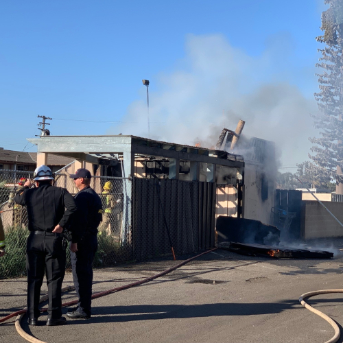 Bakersfield Fire Knock Down Union Avenue Blaze