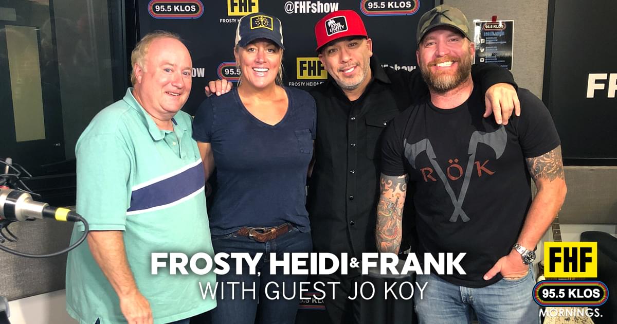 Frosty, Heidi and Frank with Guest Jo Koy