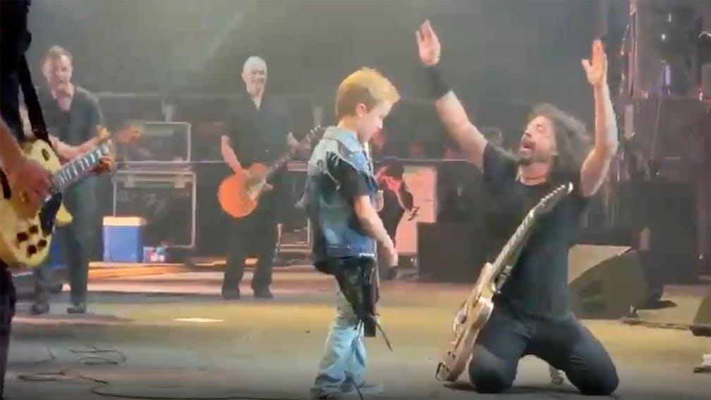Video: Foo Fighters perform ‘Everlong’ with Anthrax’s Scott Ian’s 8-year-old son