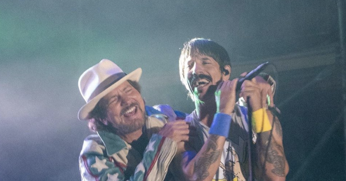 Eddie Vedder and Red Hot Chili Peppers Perform The Cars’ ‘Just What I Needed’