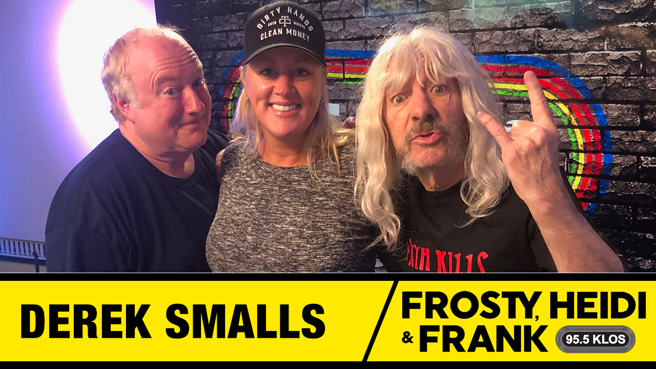 Frosty, Heidi and Frank with guest Derek Smalls