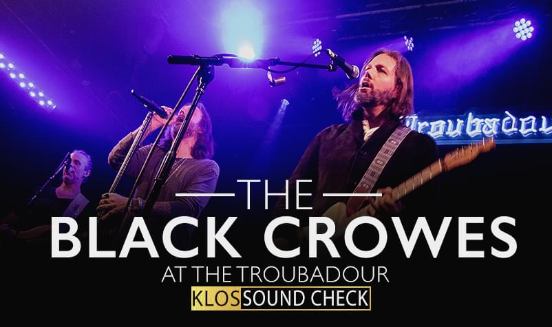 The Black Crowes Live: ‘Shake Your Money Maker’ | KLOS Sound Check