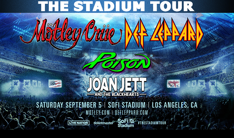 MÖTLEY CRÜE, Def Leppard and Poison Announce Stadium Tour!