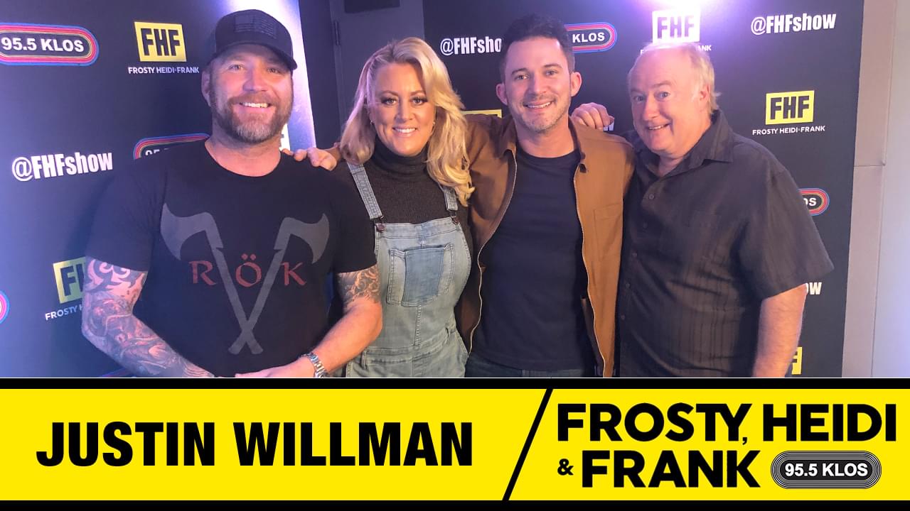 Frosty, Heidi and Frank with guest Justin Willman