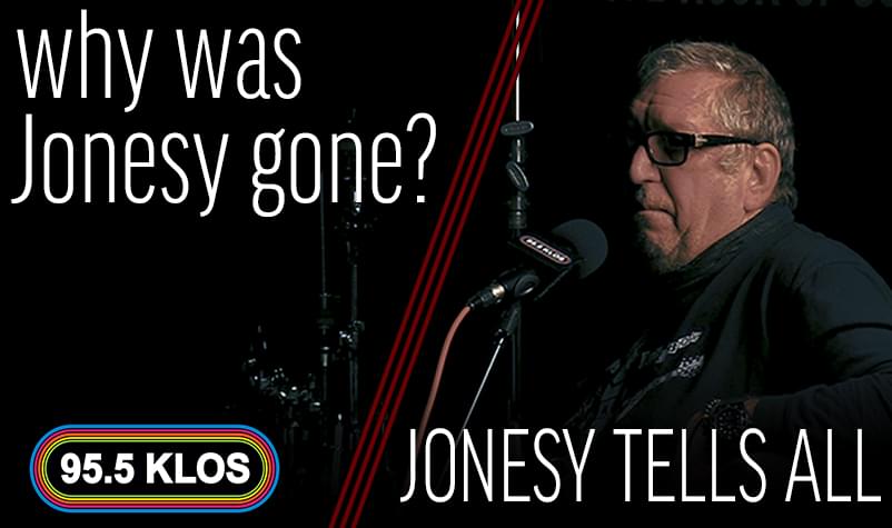 Why Was Jonesy Gone? He Tells All