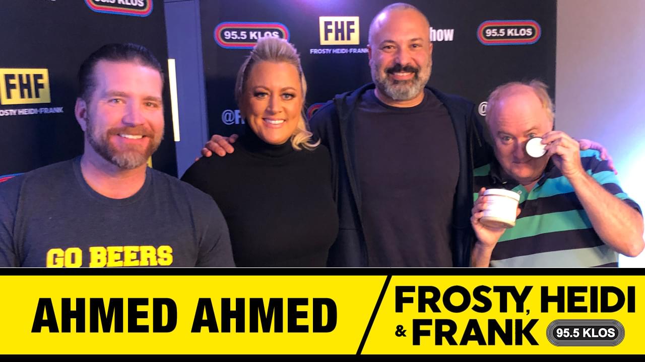 Frosty, Heidi and Frank with guest Ahmed Ahmed