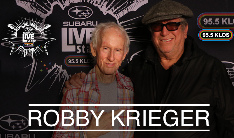 Robby Krieger joins Jonesy in the KLOS Subaru Live Stage