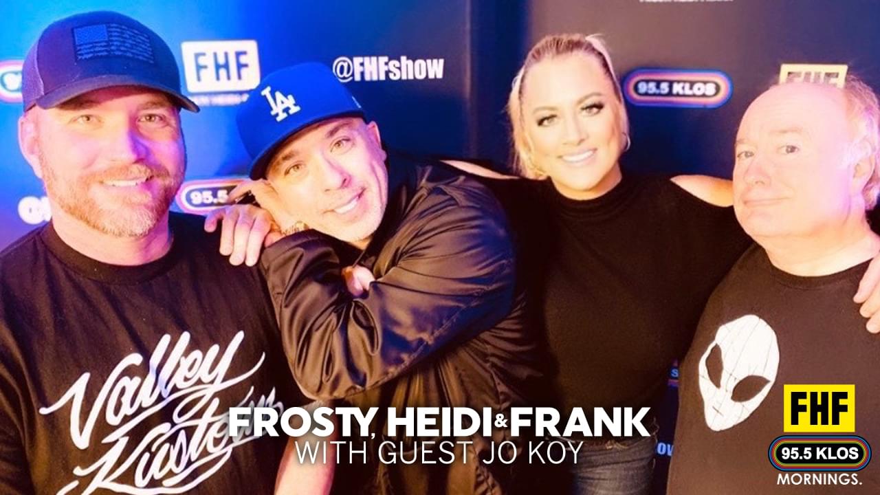 Frosty, Heidi and Frank with guest Jo Koy